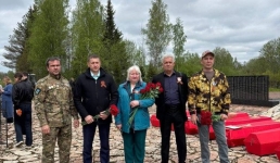 Павлодарские и российские поисковики предали земле погибших в Великой Отечественной войне