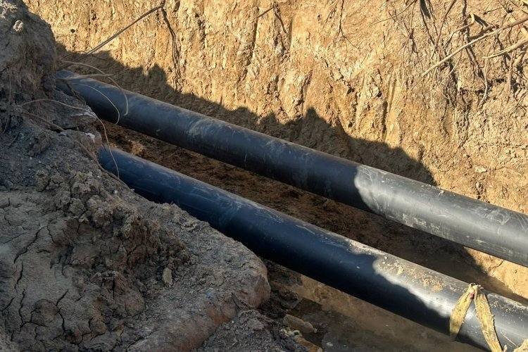 Теплотрассу в Майском районе реконструируют с опережением графика