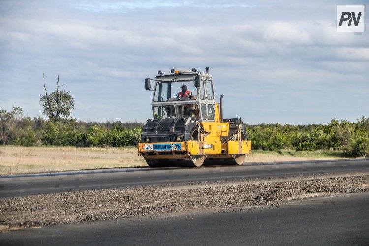 На трассе в Павлодарской области ограничили движение из-за ремонта