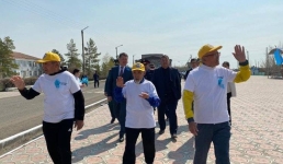 Аксакалы района Аккулы совершили прогулку длиной почти 200 километров