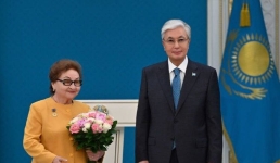 Ветеранов павлодарской журналистики наградил Президент страны