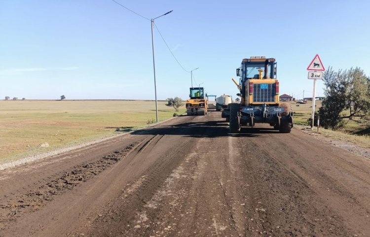 Масштабный ремонт дорог завершили в пригородных сёлах Павлодара