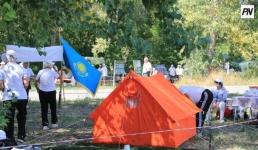 Ветераны Павлодарского региона встретились на туристической площадке