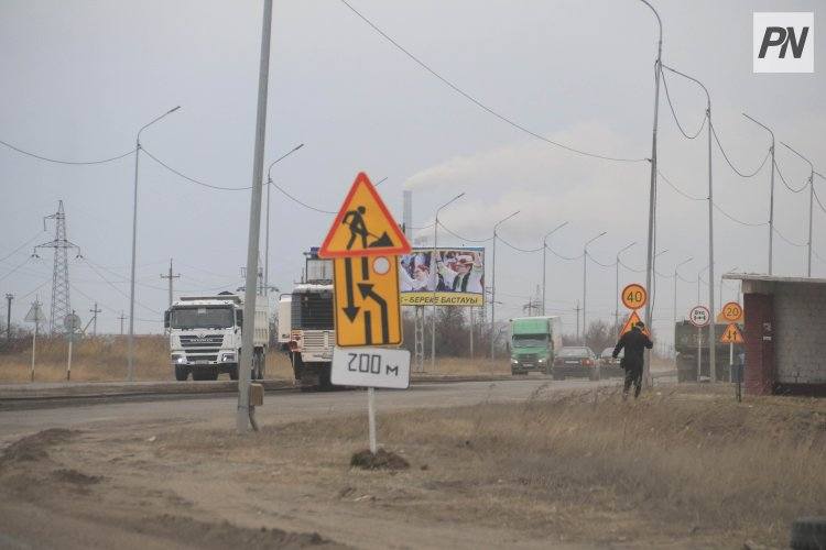 В Павлодарской области сужают дороги ради безопасности водителей
