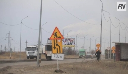 В Павлодарской области сужают дороги ради безопасности водителей