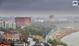 В Павлодарской области вновь объвлено штормовое предупреждение