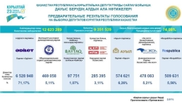 ЦИК объявил предварительные результаты выборов депутатов Курултая