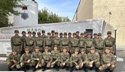 В Павлодар прибыла очередная партия новобранцев Нацгвардии