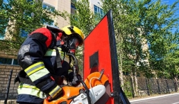 Пожарный из Павлодарской области вошёл в тройку лучших начальников караула Казахстана