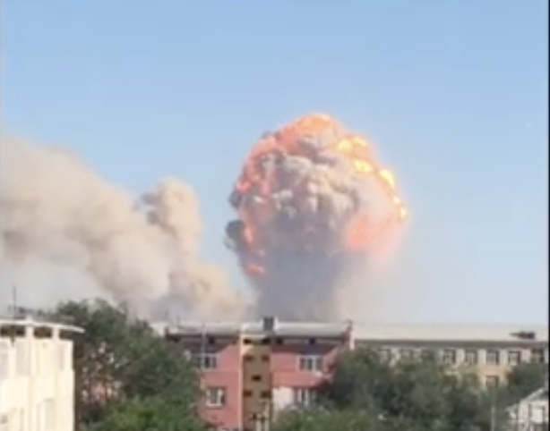 Взрывы в Туркестанской области