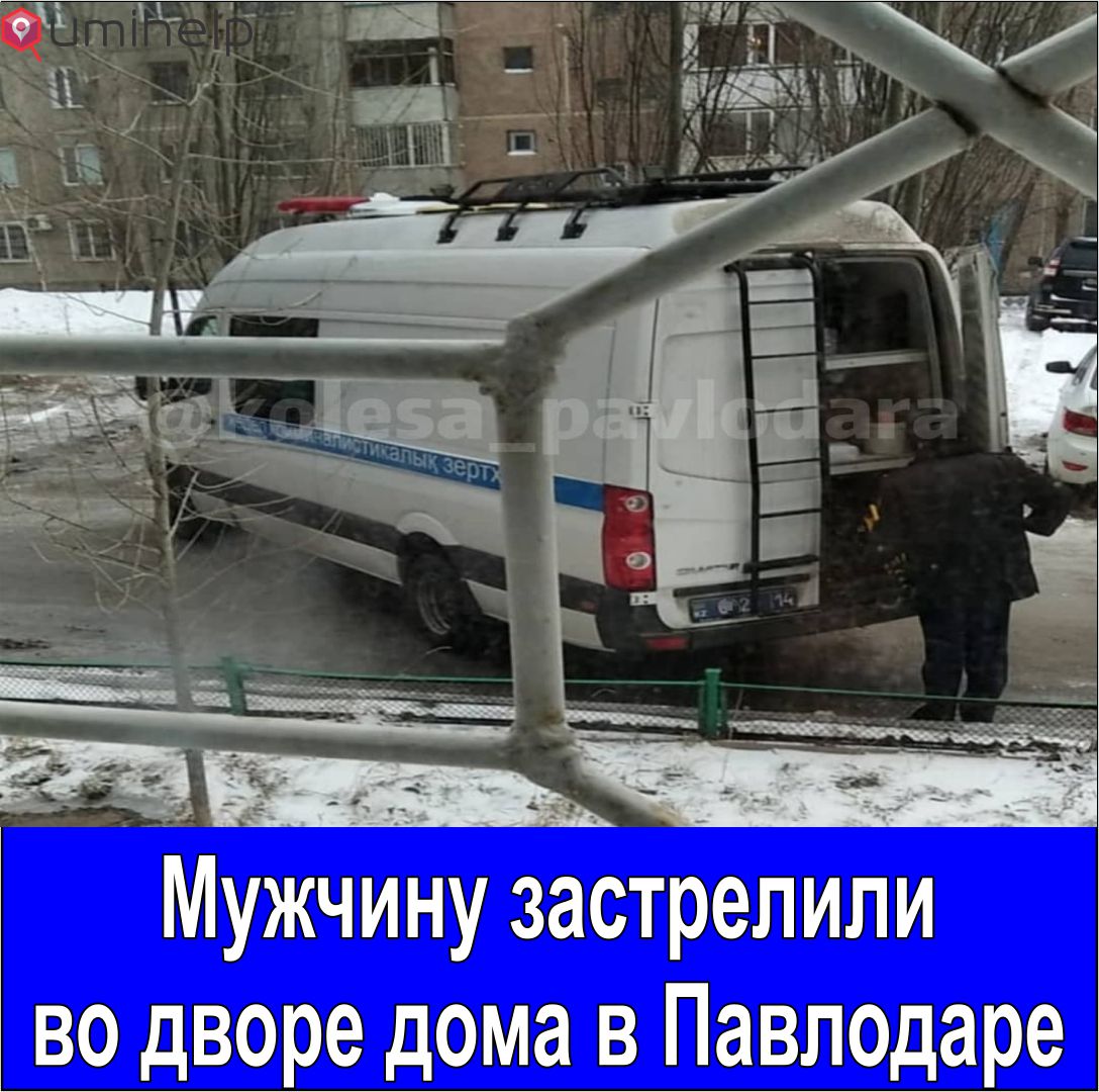 Мужчину застрелили во дворе дома в Павлодаре