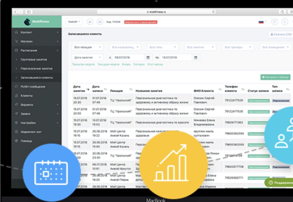 CRM для спортивного клуба - надежный помощник в работе Вашему бизнесу