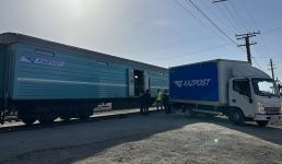 Почти вдвое сократились сроки доставки посылок по железной дороге из Алматы в Мангистау