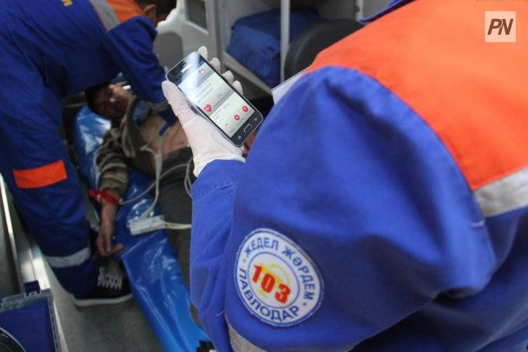 Пять ДТП отработала павлодарская служба «103»