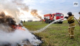 Павлодарские пожарные пересекли границу по сценарию учений