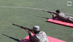 Павлодарские школьники отработали на практике навыки военной подготовки