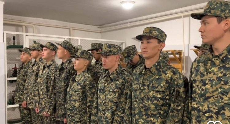 В Павлодаре  воинская часть пополнилась новобранцами