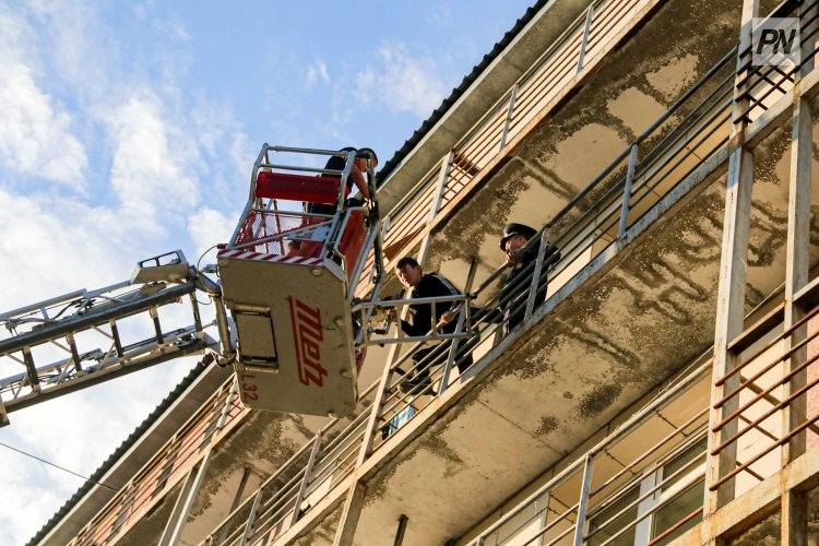 В павлодарской больнице потушили условный пожар