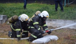 В Павлодаре соревновались спасатели