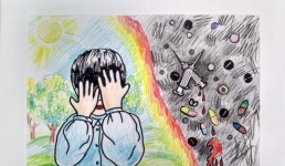 Павлодарские художники нарисовали протест против наркотиков