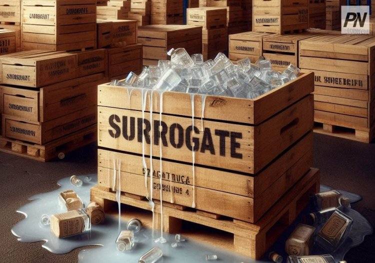 Тысячи бутылок суррогата едва не продали в магазинах Павлодара