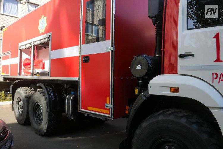 В Павлодаре потушили горевший газгольдер