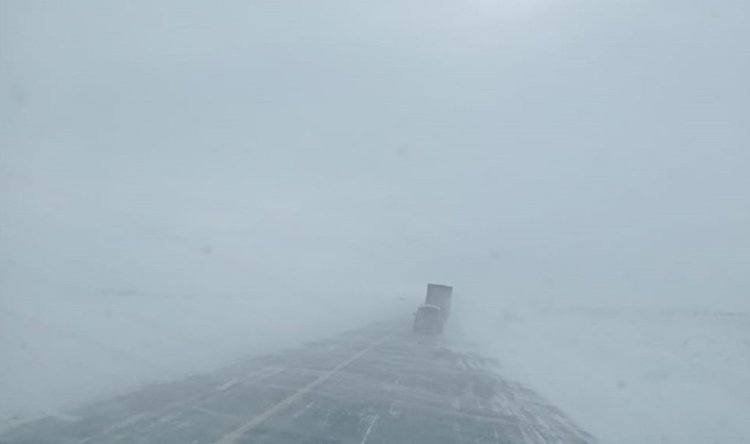 В Павлодарской области закрыли участок республиканской трассы