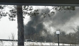 Дым от горящего автобуса насторожил павлодарцев