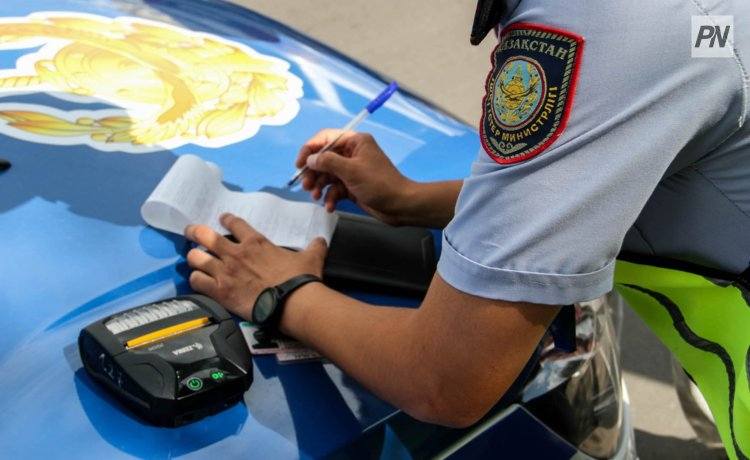 Основные причины штрафов водителей назвали павлодарские полицейские