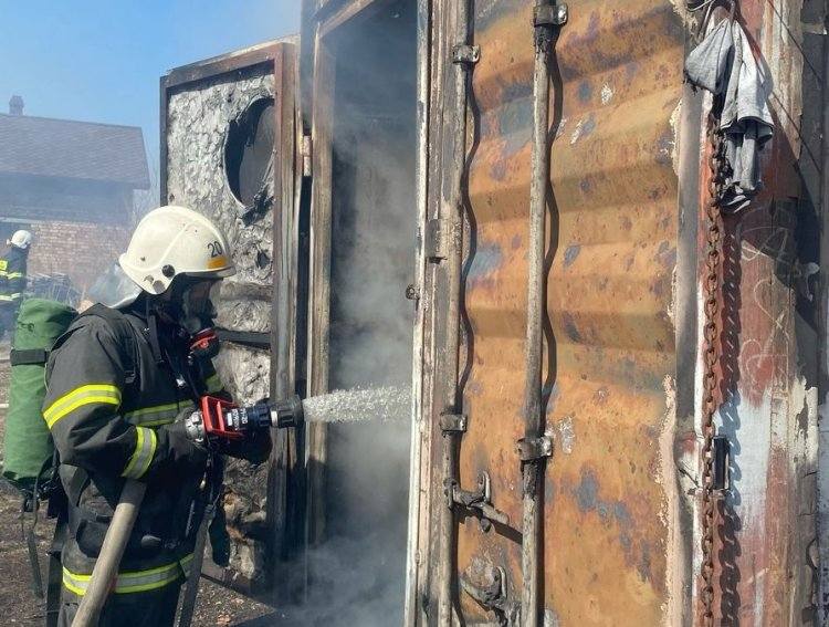 В баянаульском Доме отдыха оперативно потушили пожар