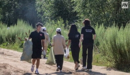 Павлодарские волонтёры отдали дань уважения павшим воинам