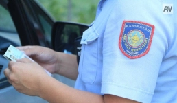Павлодарец разъезжал на авто с подложными номерами