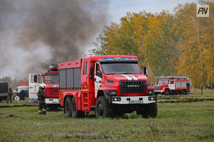 Павлодарские пожарные проверили свою готовность в учениях