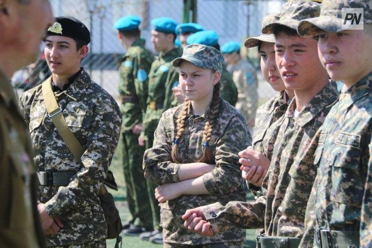 Павлодарские патриоты исполнили Гимн страны