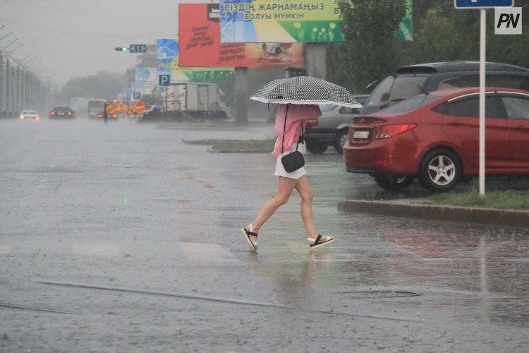 Сильный дождь пройдёт в Павлодарской области 1 августа