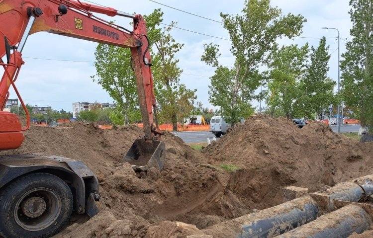 За неделю в Аксу намерены устранить дефекты на тепломагистралях
