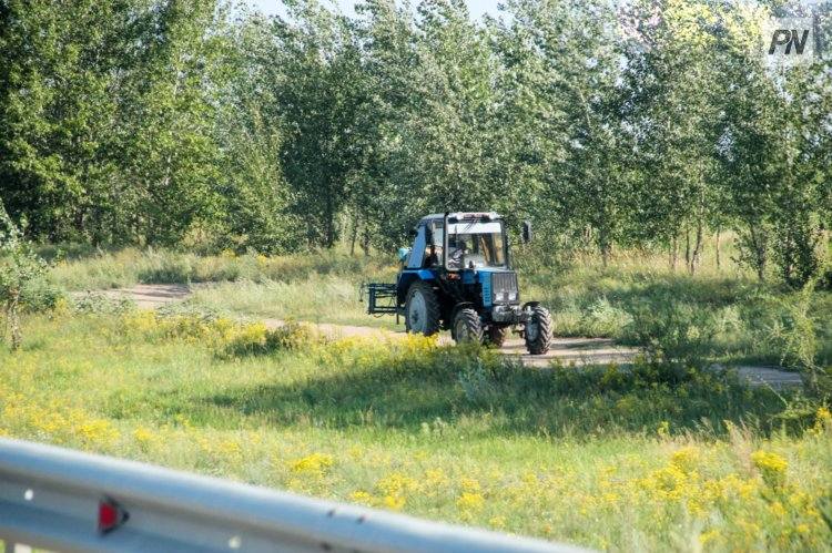 Успенские полицейские задержали пьяного тракториста
