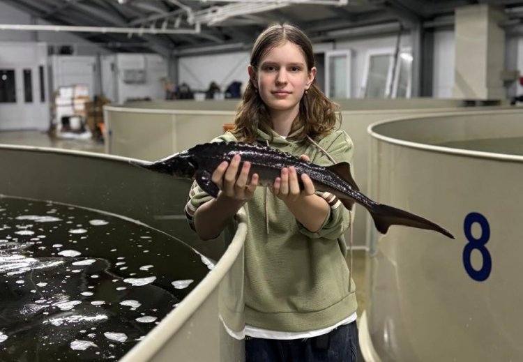 Павлодарские школьницы осваивают профессию рыбовода