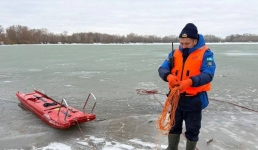 Павлодарский ДЧС отработал спасение провалившихся под лёд