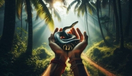 В Индии змею спасло от гибели искусственное дыхание