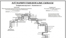 Опубликована карта маршрута по Павлодару для новых автобусов