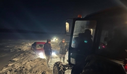 Троих рыбаков спасли из снежного плена в Павлодарской области