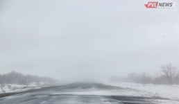 Павлодарскую трассу закрыли для грузовиков и автобусов