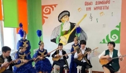 Кабинет домбры открыли в школе Павлодарской области