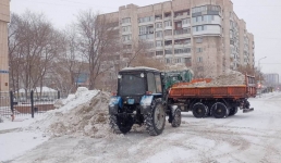 Более 20 тысяч тонн снега вывезли за последние три дня коммунальщики Павлодара