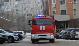 Обшивка теплотрассы горела в Павлодаре