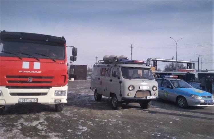 С помощью громкоговорителя павлодарцев призвали уступать дорогу пожарным