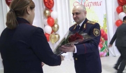 Главный полицейский Павлодарской области поздравил коллег-женщин