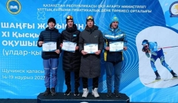 Павлодарские школьники выиграли эстафету на Зимней гимназиаде