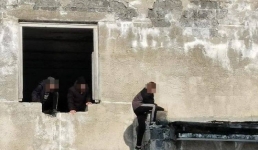 Маленькие павлодарцы устроили игры в строящемся здании